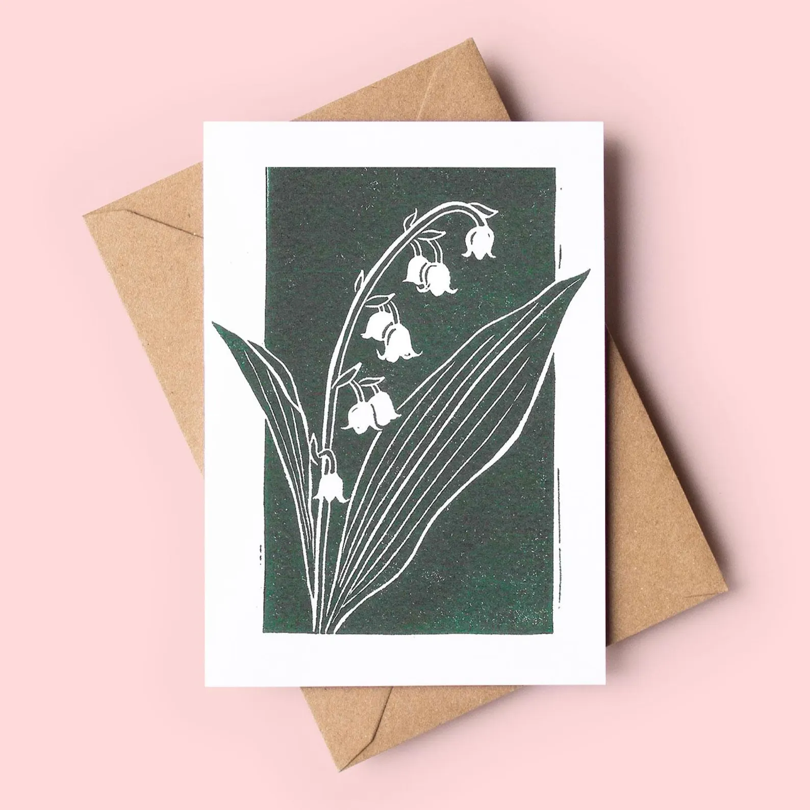 Lily of the Valley Greeting Card – Botanical Card