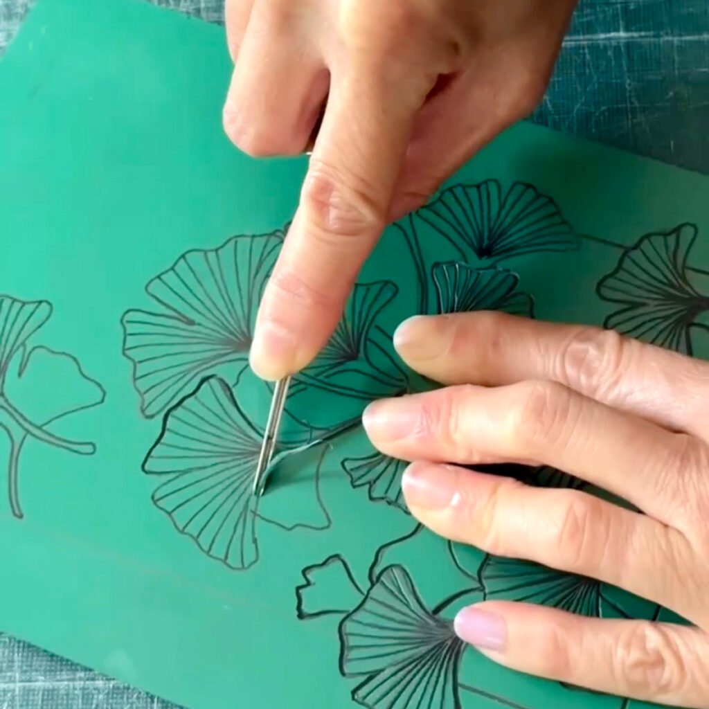 Carving the Lino Block: How I Turn a Drawing Into a Linocut Print